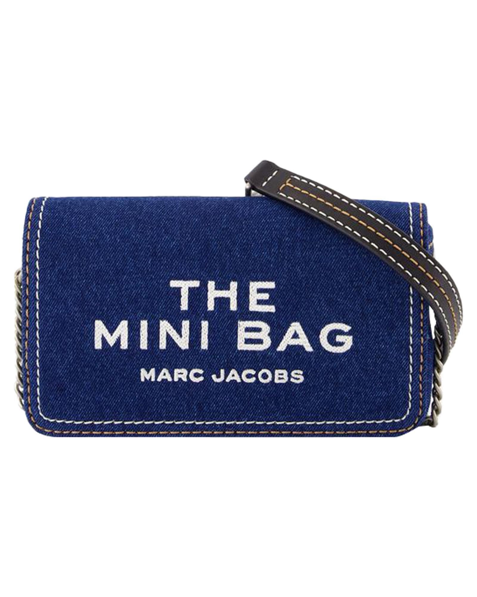 Marc Jacobs Mini Denim Crossbody Bag Wo - Black | Black