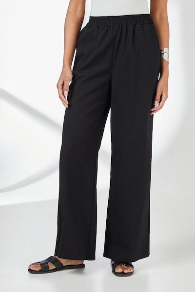 Principles Black Linen Trouser Black