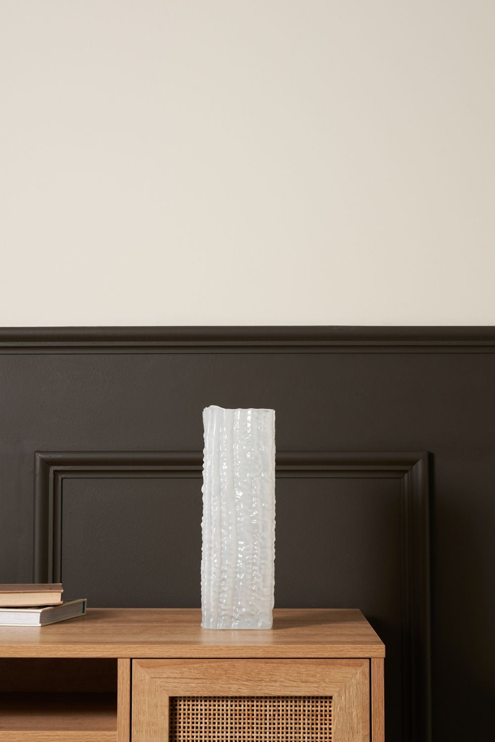 BHS Milky Glass Vase image 2