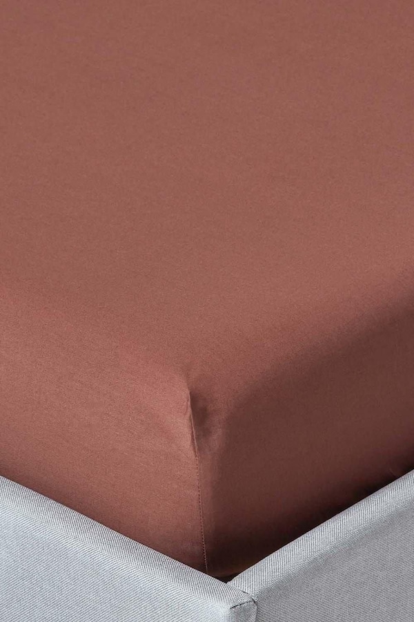 Homescapes Egyptian Cotton Fitted Sheet 12 inch 200 Thread Count