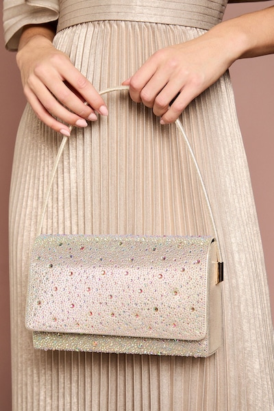 Coast Annie Diamante Shoulder Bag Gold