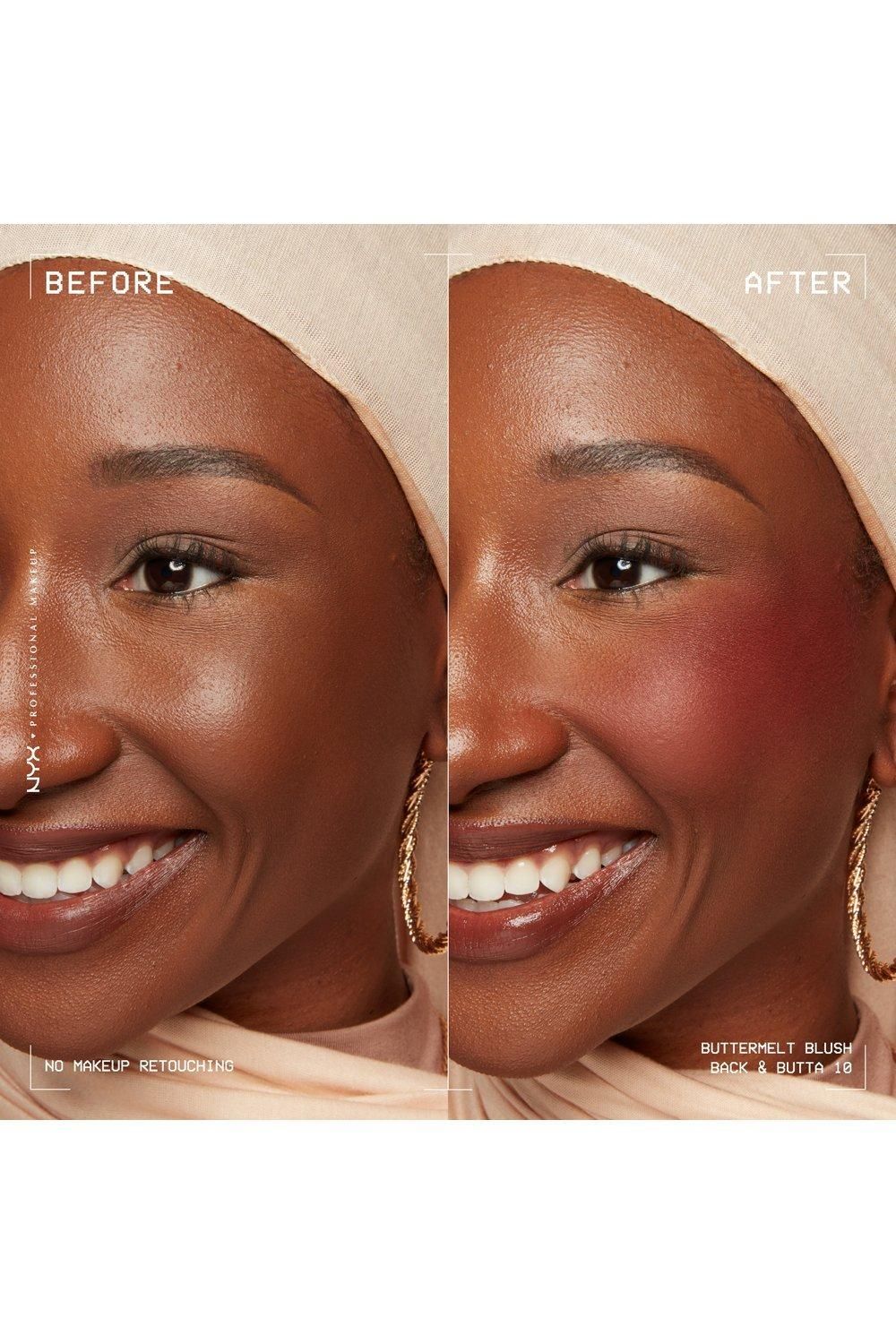 NYX Professional Makeup Buttermelt Blush Powder Blush Back And Butta image 3