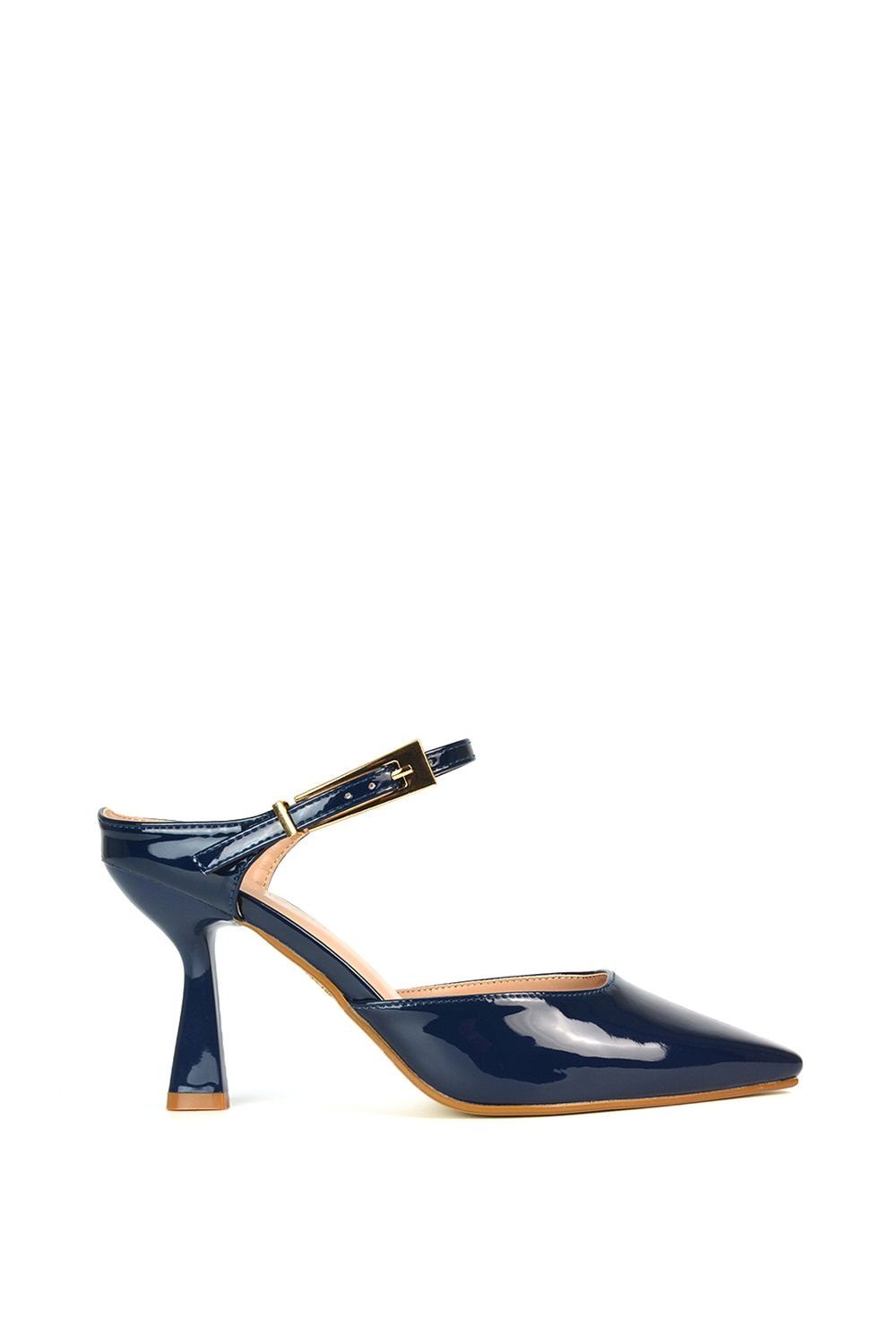 XY London 'Daisy-May' Stiletto High Heel Slip On Pointed Toe Court Shoes image 1