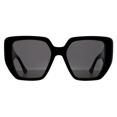 Gucci Square Black Grey Sunglasses