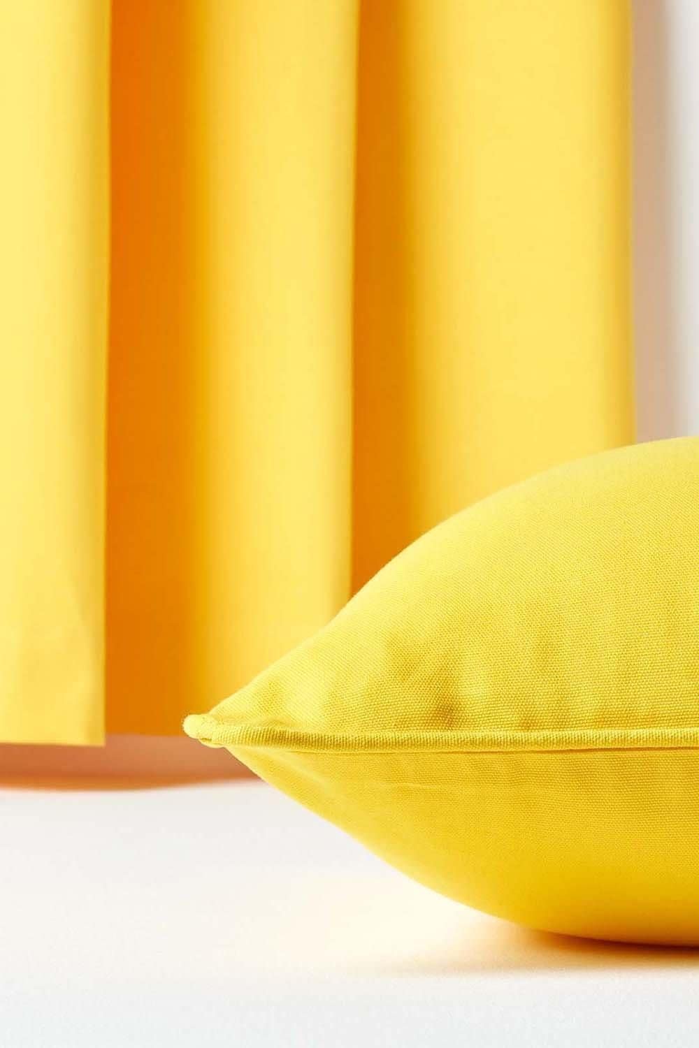 Homescapes Cotton Plain Cushion Cover image 5