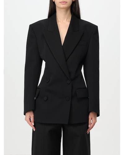 Valentino Structured DoubleBreasted Blazer Wo - Black Jackets