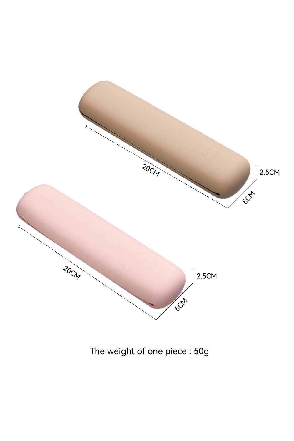 SHEONLY 2PCS Travel Makeup Brush Holder With Magnetic Closure Waterproof image 6