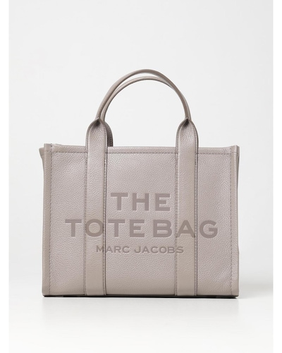 Marc Jacobs The Tote Bag Embossed Leather Wo - Grey