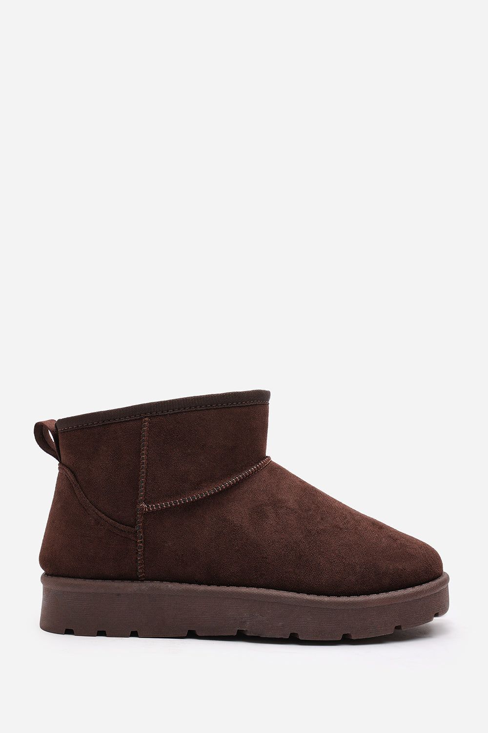 Where's That From 'Taliah' Mini Faux-Suede Fur Lined Ankle Slipper Boots image 2