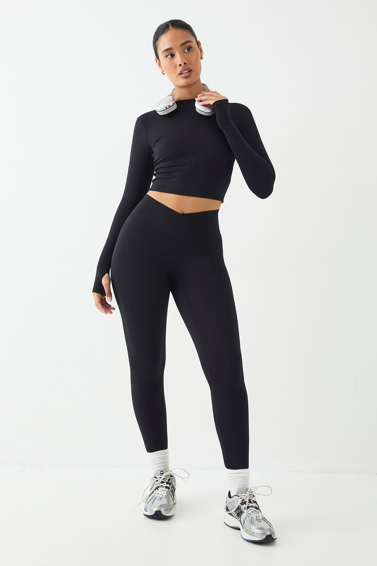 DSGN Studio DSGN Studio Highwaist Ultra Sculpt Wrap Waist Legging Black image 1