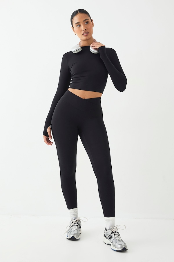 DSGN Studio DSGN Studio Highwaist Ultra Sculpt Wrap Waist Legging Black