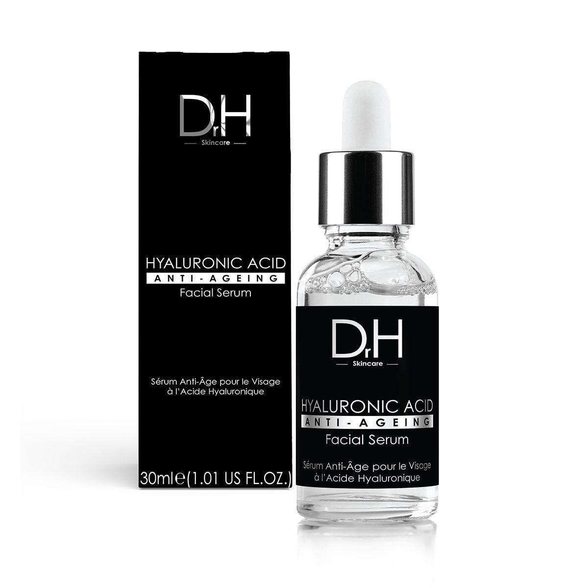 Dr H Anti-Ageing Hyaluronic Acid Facial Serum + Day Moisturiser image 2