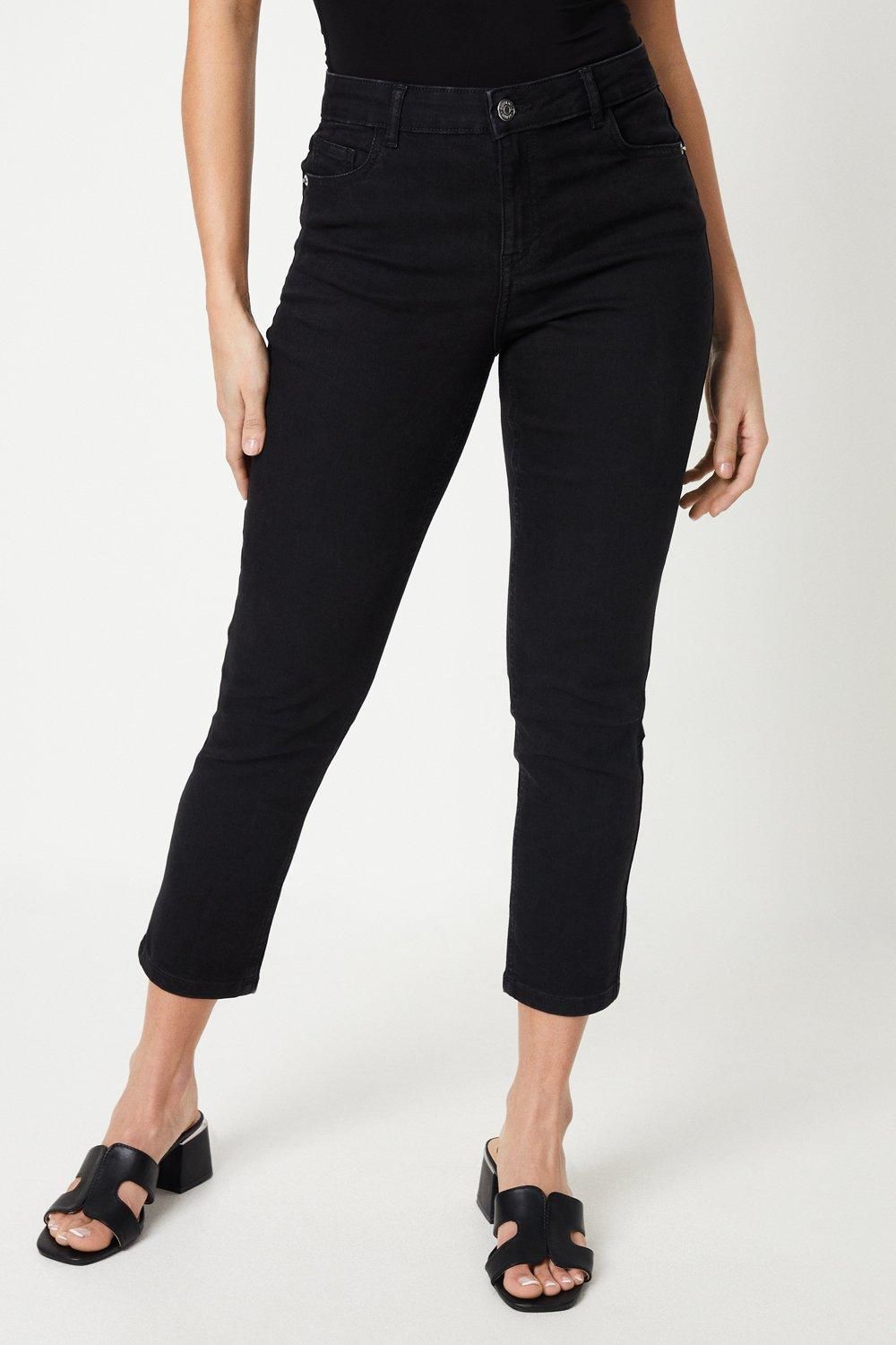 Dorothy Perkins Petite Comfort Stretch Slim Jeans Black
