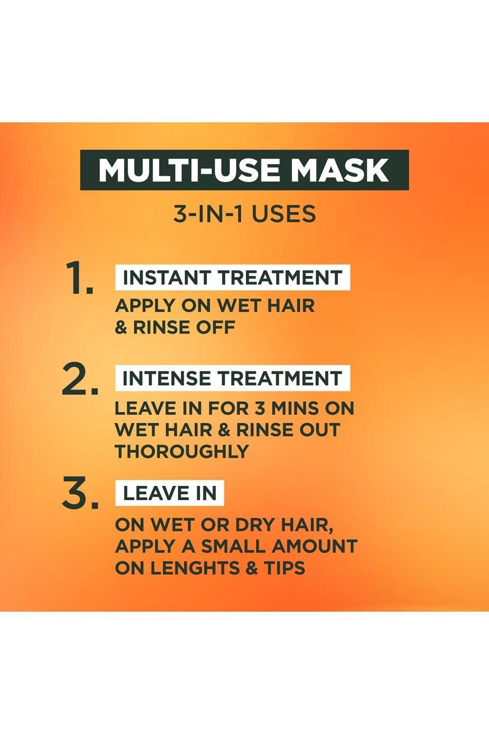 Garnier Ultimate Blends Hair Food Papaya 3-in-1 Hair Mask Treatment for Damaged Hair Multi image 5