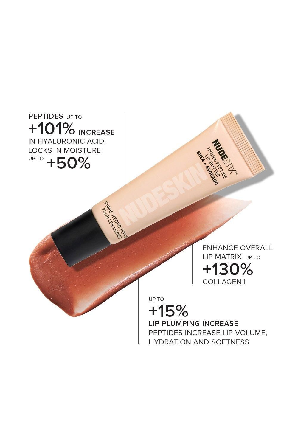 Nudestix Hydrating Peptide Lip Butter Dolce Nude image 6