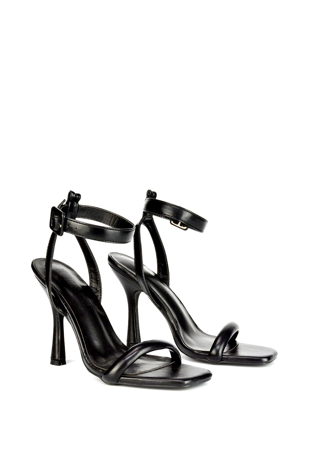 XY London 'Althea' Square Toe Lace up Strappy High Heel Sandals image 4