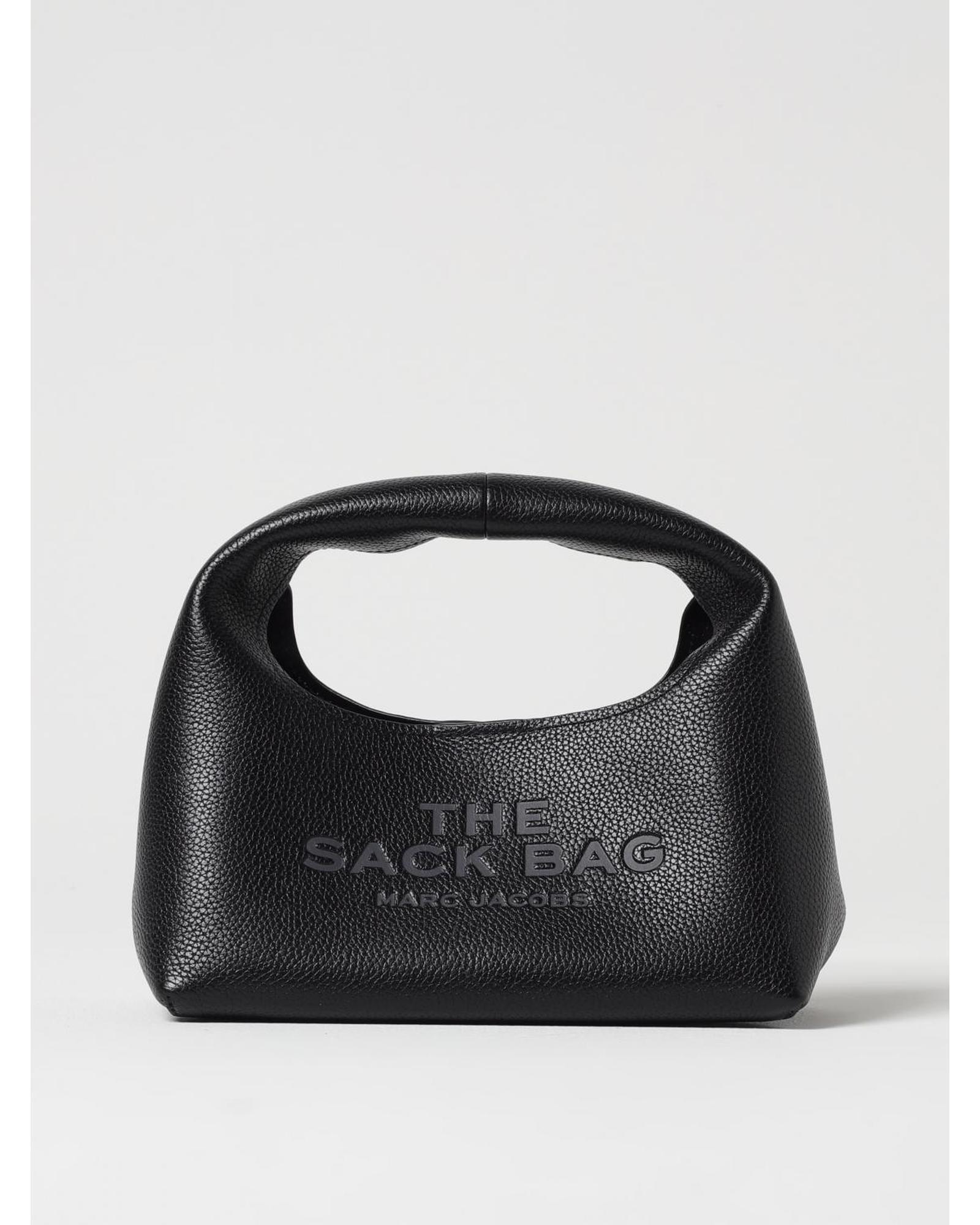 Marc Jacobs Sack Bag Handbag Top Handle Wo - Black