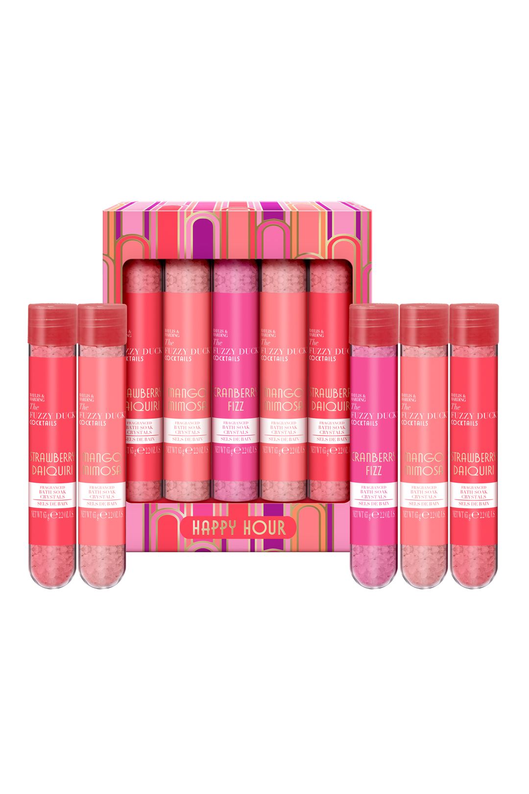 Baylis & Harding The Fuzzy Duck Cotswold Cocktails Luxury Bath Infusions Gift Set Multi image 3