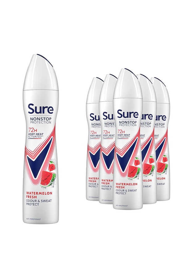 Sure Women 'Antiperspirant' 72H Protection Fresh Advance Deo, 6x250ml