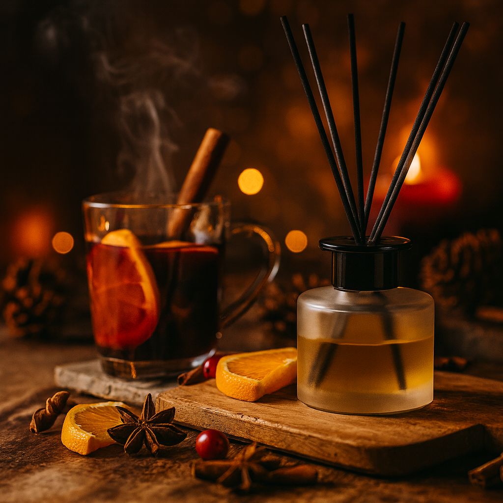 Nicola Spring 200ml Mulled Wine Reed Diffuser - Festive Scent with 8 Reeds image 8