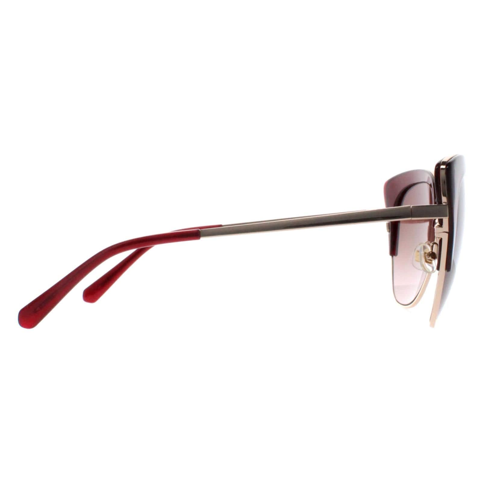 Kate Spade Cat Eye Gold Burgundy Gradient Abinaya image 4