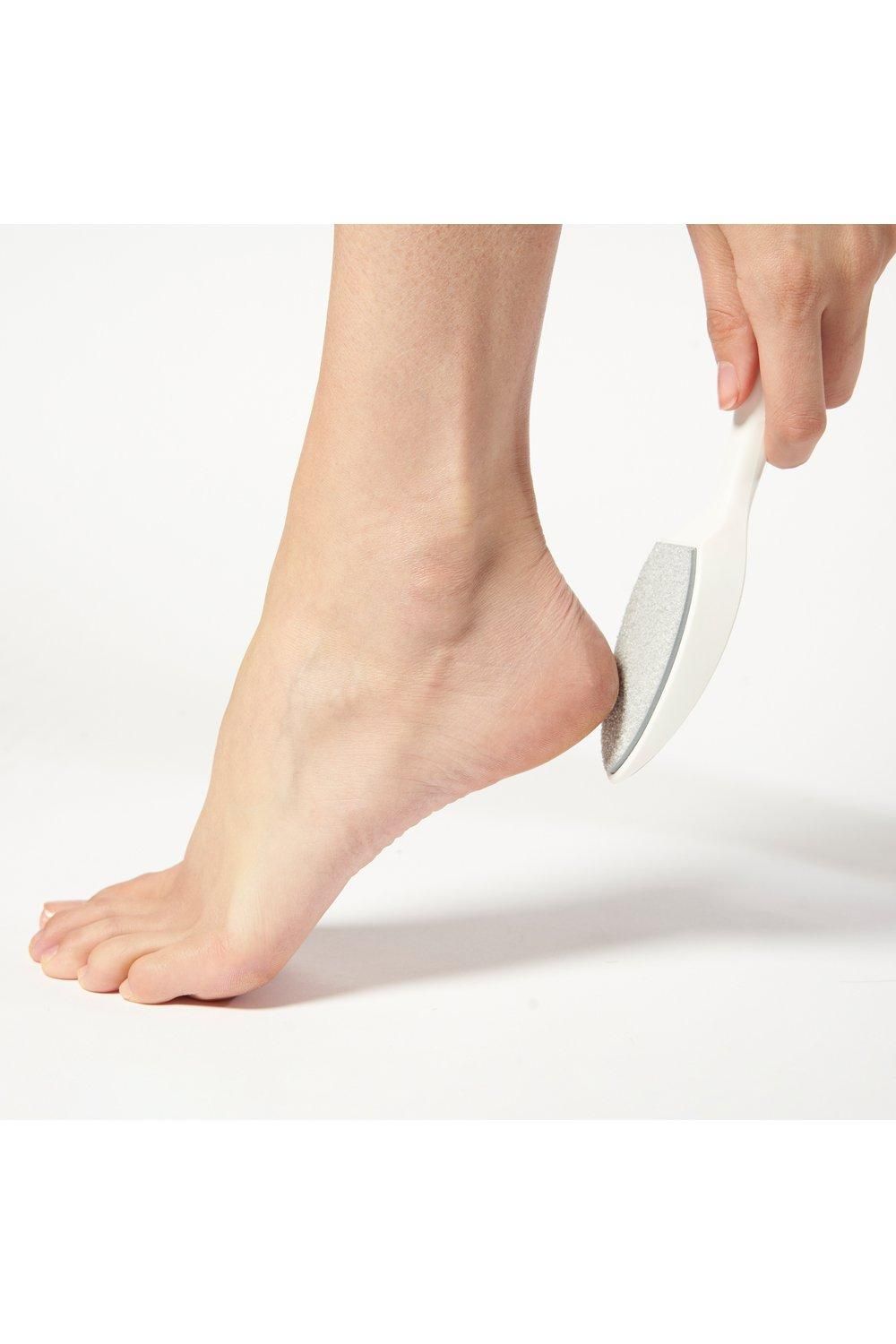 Tweezerman Sole Smoother Antibacterial Callus Stone White image 4