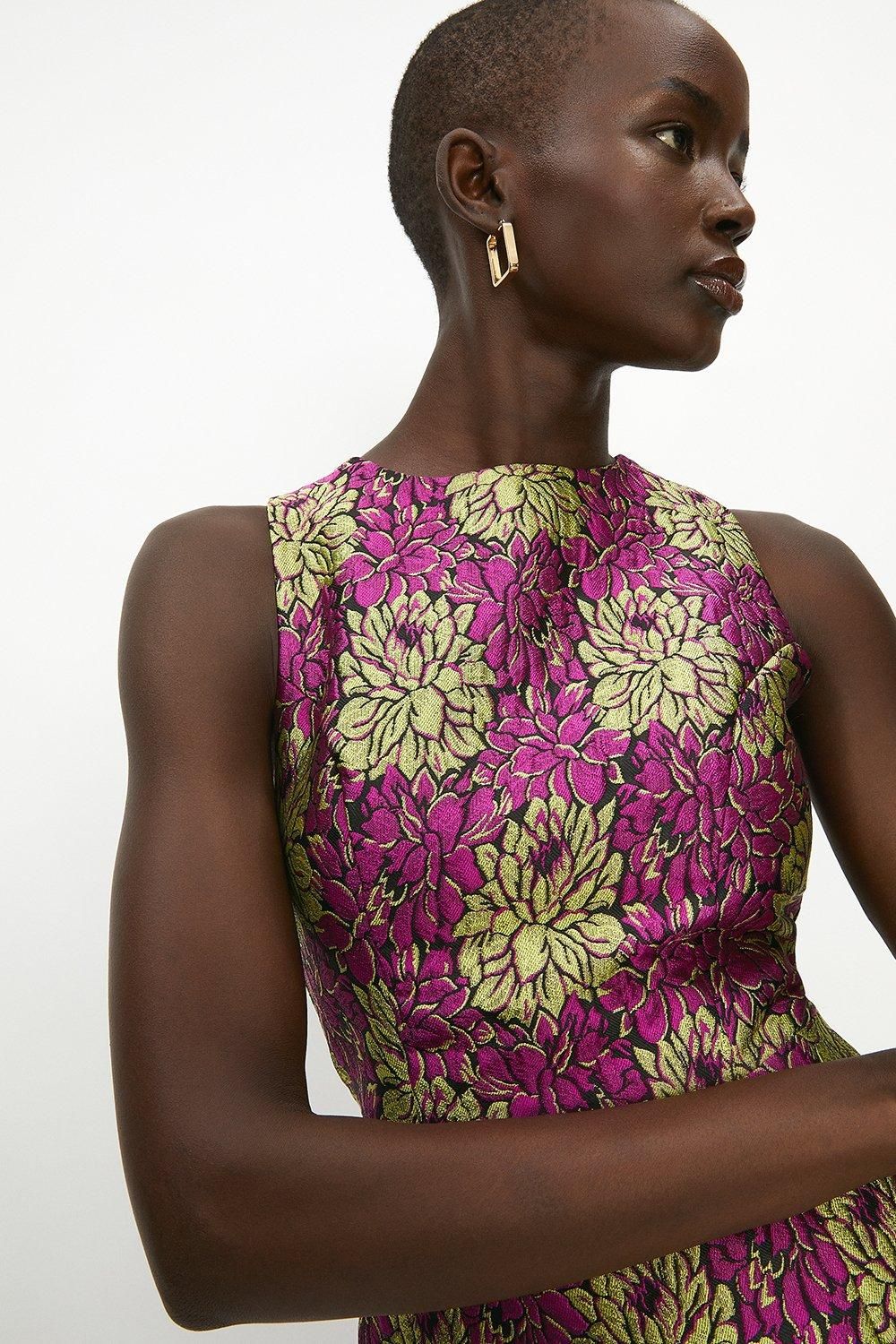 Coast Jacquard Mini Dress Multi image 2