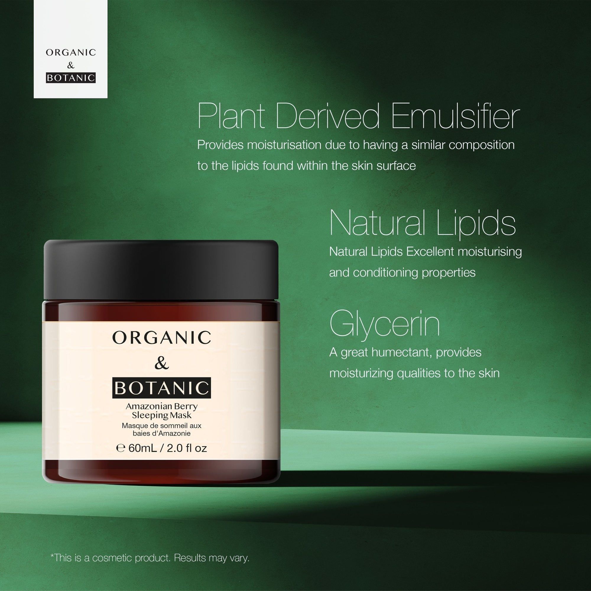 Organic & Botanic Amazonian Berry Sleeping Mask 60ml image 5