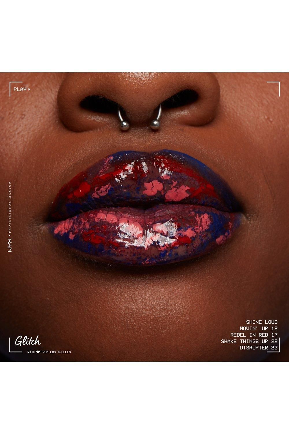 NYX Professional Makeup Shine Loud High Pigment Long Lasting Lip Shine Lip Gloss Movin Up image 4