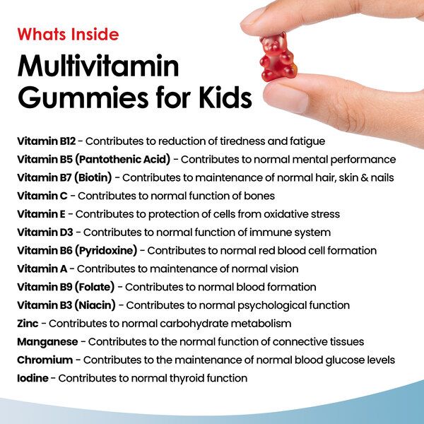 New leaf health New Leaf Products Multivitamin Gummies For Kids - Essential Daily Chewable Vitamins & Minerals 60 Vegan Gummies image 2