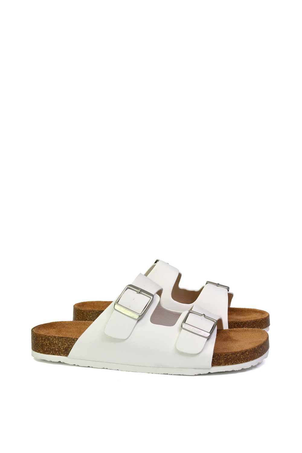 XY London 'Star' Double Strap Buckle Up Summer Slip On Flat Sandals image 2