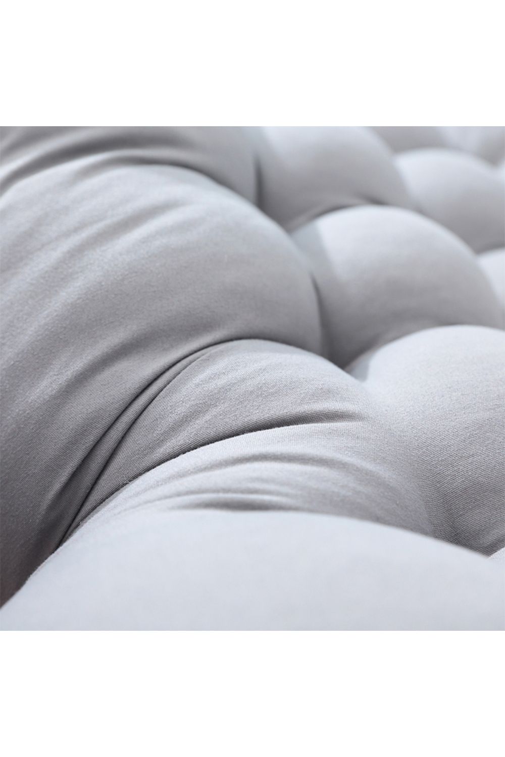 Living and Home 160x50cm Grey Outdoor Sun Lounger Cushion with Slip-Over Back & Side Tie Straps image 7