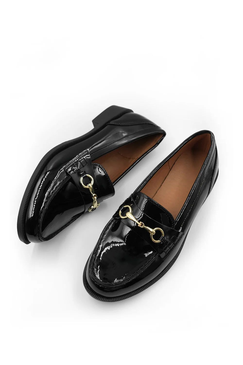 Where's That From 'Guelder' Extra Wide Fit Round Toe Single Metal Bar Loafers image 4