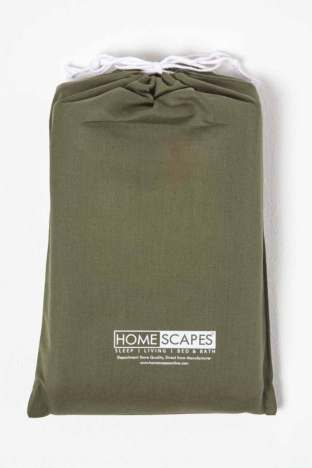 Homescapes Linen Cot Bed Duvet Cover Set 120 x 150 cm image 5