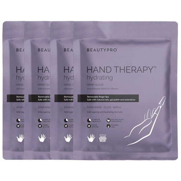 BEAUTYPRO Hand Therapy Collagen Infused Glove - Pack Of 4