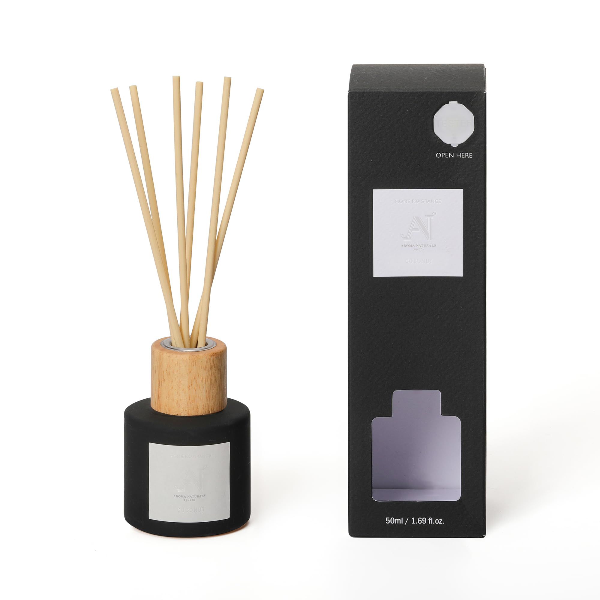 Aroma Naturals Frosted Decadence Reed Diffuser Vanilla Bean Scent image 1