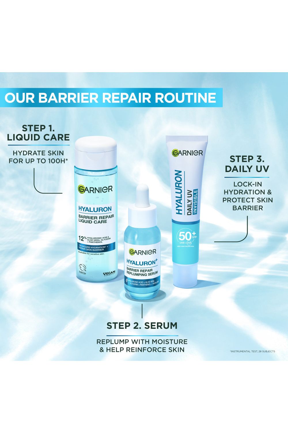 Garnier Hyaluron Barrier Protect Daily UV SPF 50 40ml Multi image 6