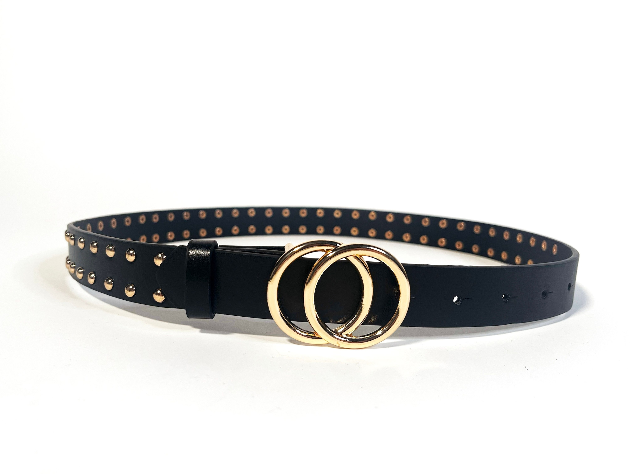 Shnoo Double Buckle Studded Belt image 3
