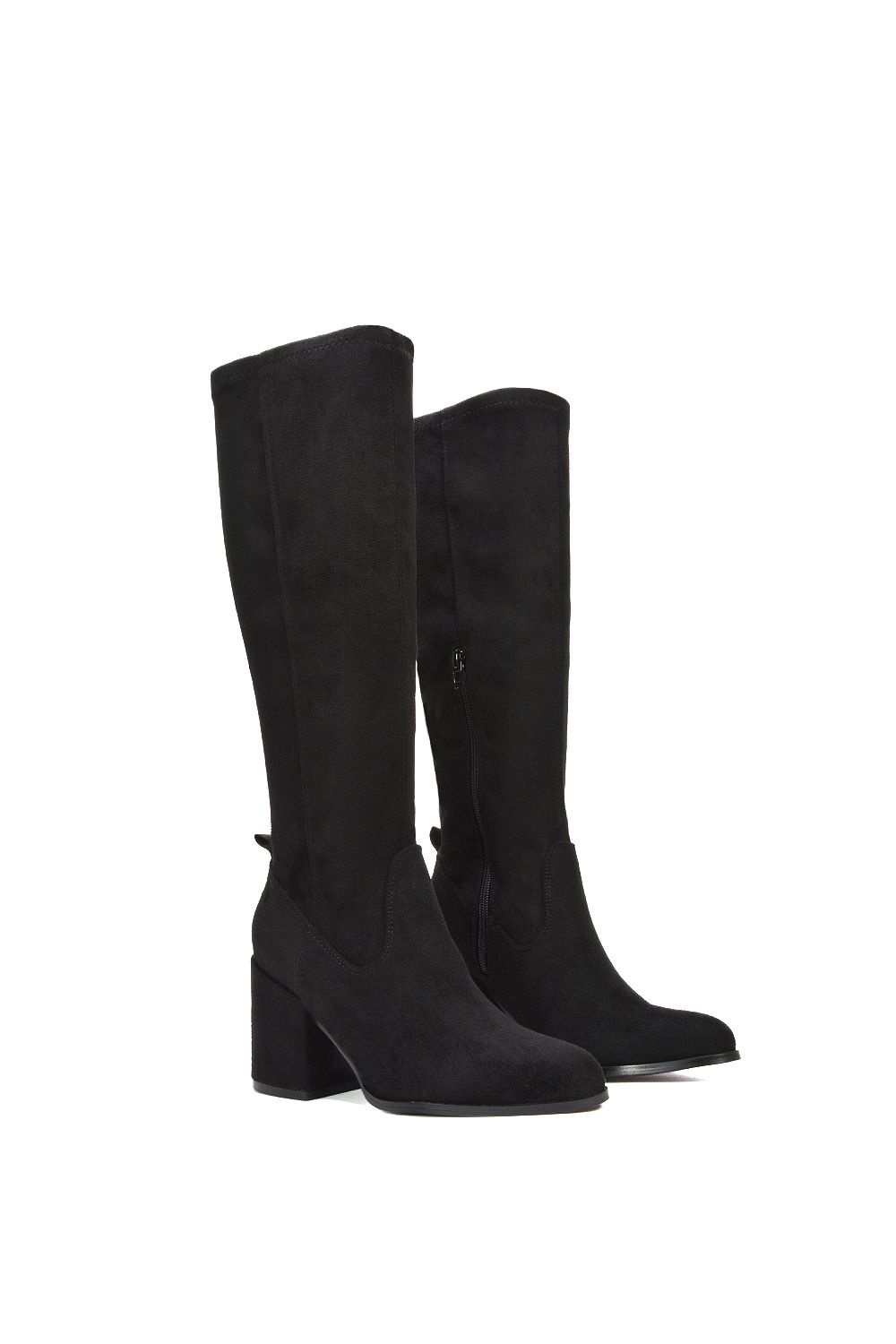 XY London 'Tatum' Knee High Block Heeled Boots image 3