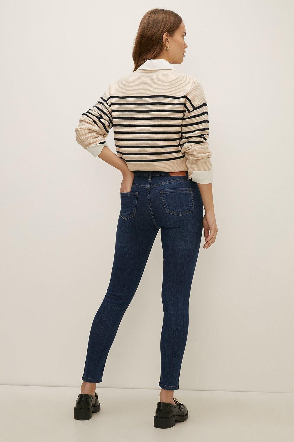 Oasis Jade Mid Rise Skinny Jean Mid Wash image 6