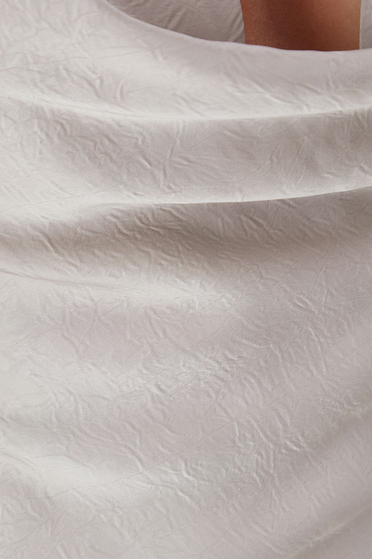 MissPap Crinkle Satin Cowl Neck Open Back Mini Dress Stone image 5