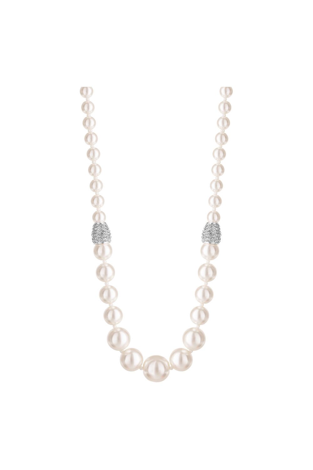 Jon Richard Silver Plate Cream Pearl Necklace