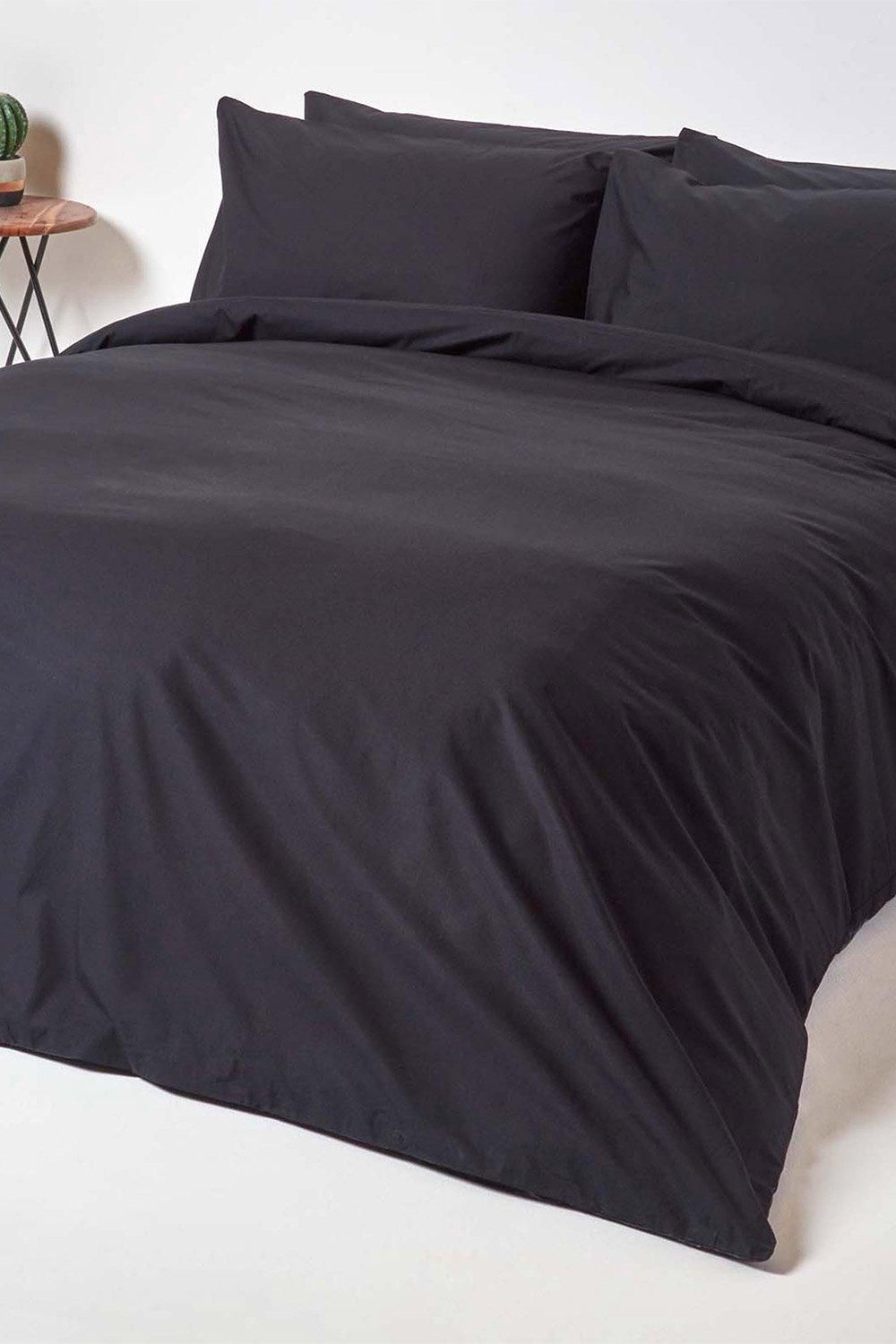 Homescapes Egyptian Cotton Duvet Cover with Pillowcase, 200 TC image 2