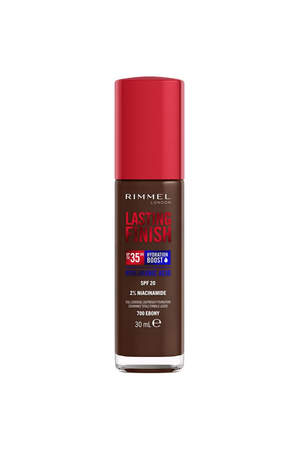 Rimmel London Lasting Finish 35 Hour Foundation 30ml 700 Ebony image 1