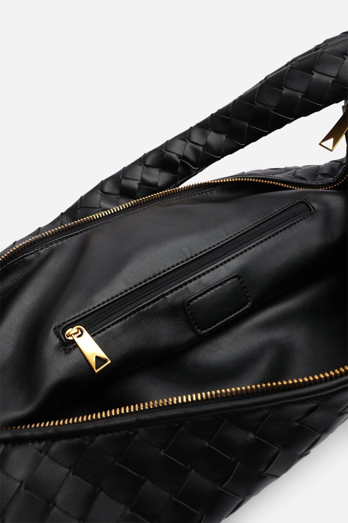 Where's That From 'Aqua' Knotted Strap Woven Shoulder Bag image 4