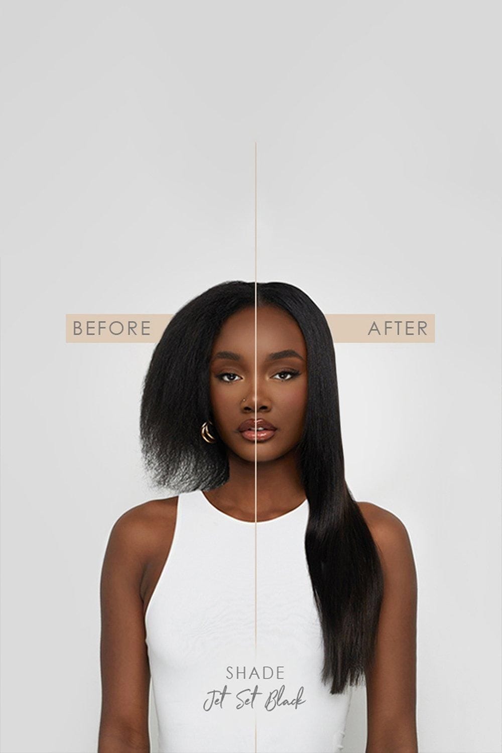 Beauty Works 18'' Deluxe Clip-In Extensions Ebony image 4