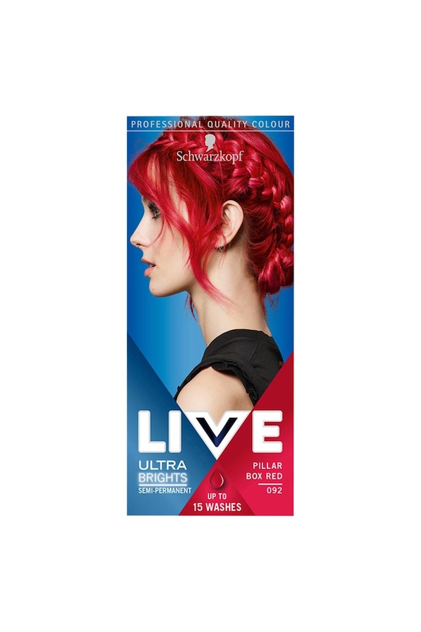 Schwarzkopf Live Ultra Bright 'Hair Dye' 092 Pillar Box Red