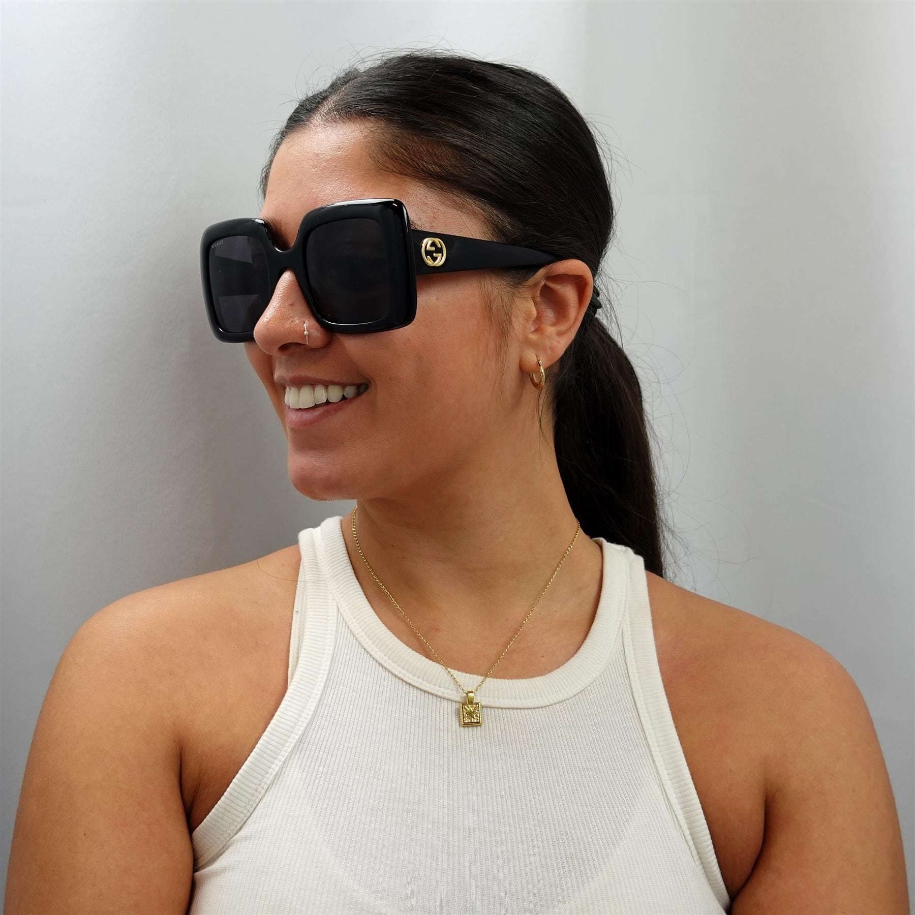 Gucci Square Black Grey GG0896S image 5