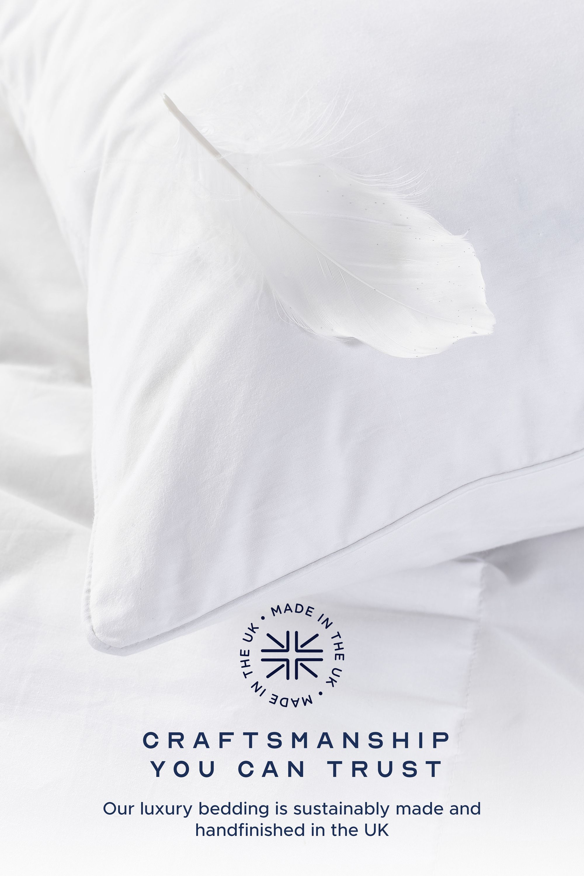 Snuggledown 2 Pack Hotel Goose Feather & Down Back Sleeper Pillow image 5