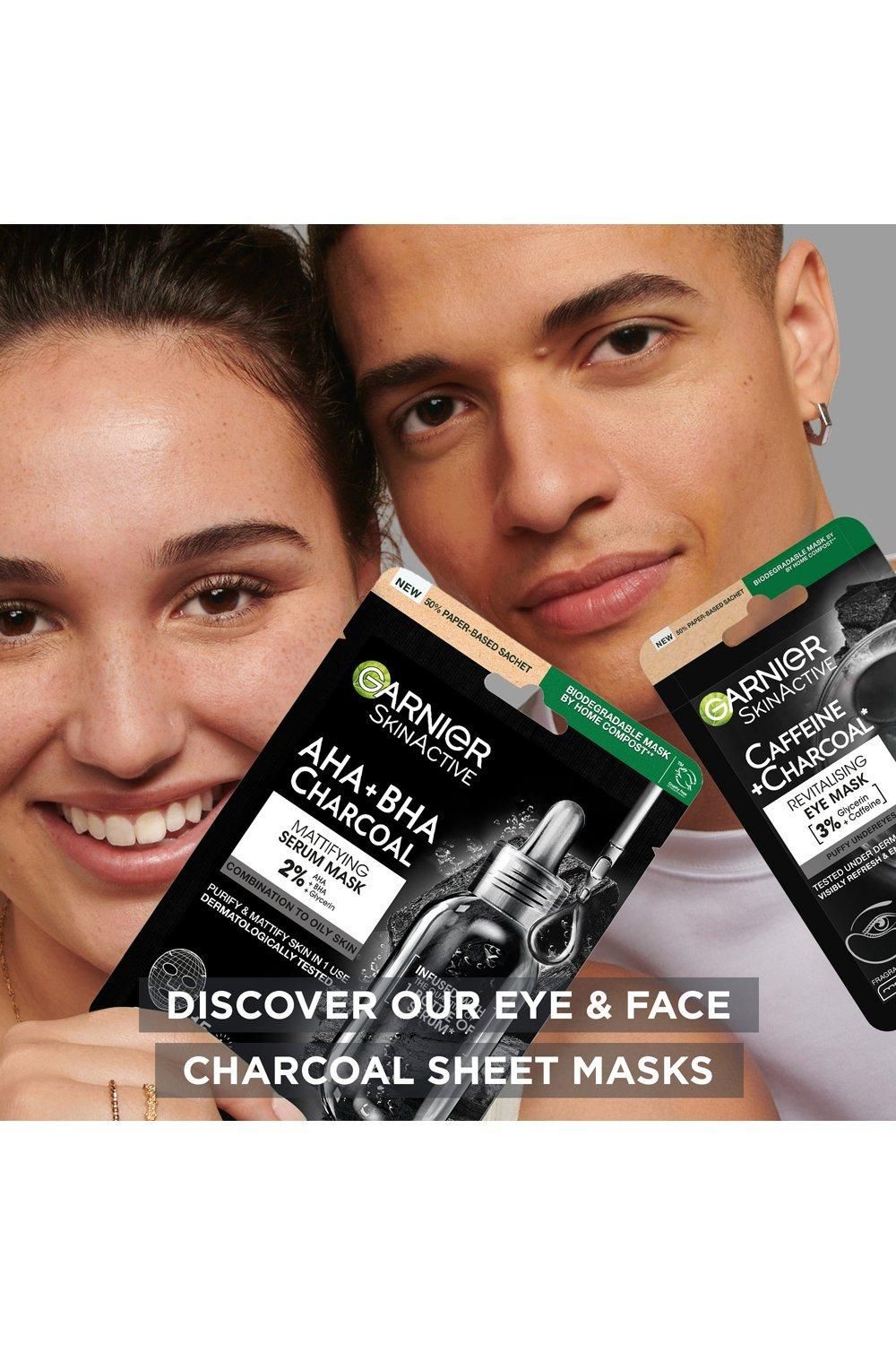Garnier Depuffing Eye Mask with Bamboo Charcoal Multi image 5
